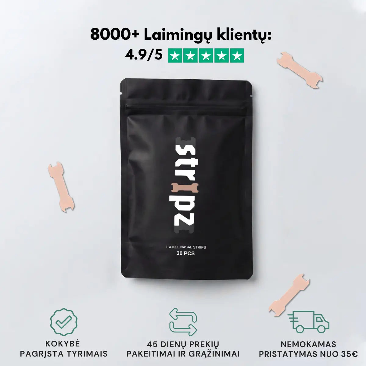 Nosies juostelės STRIPZ™