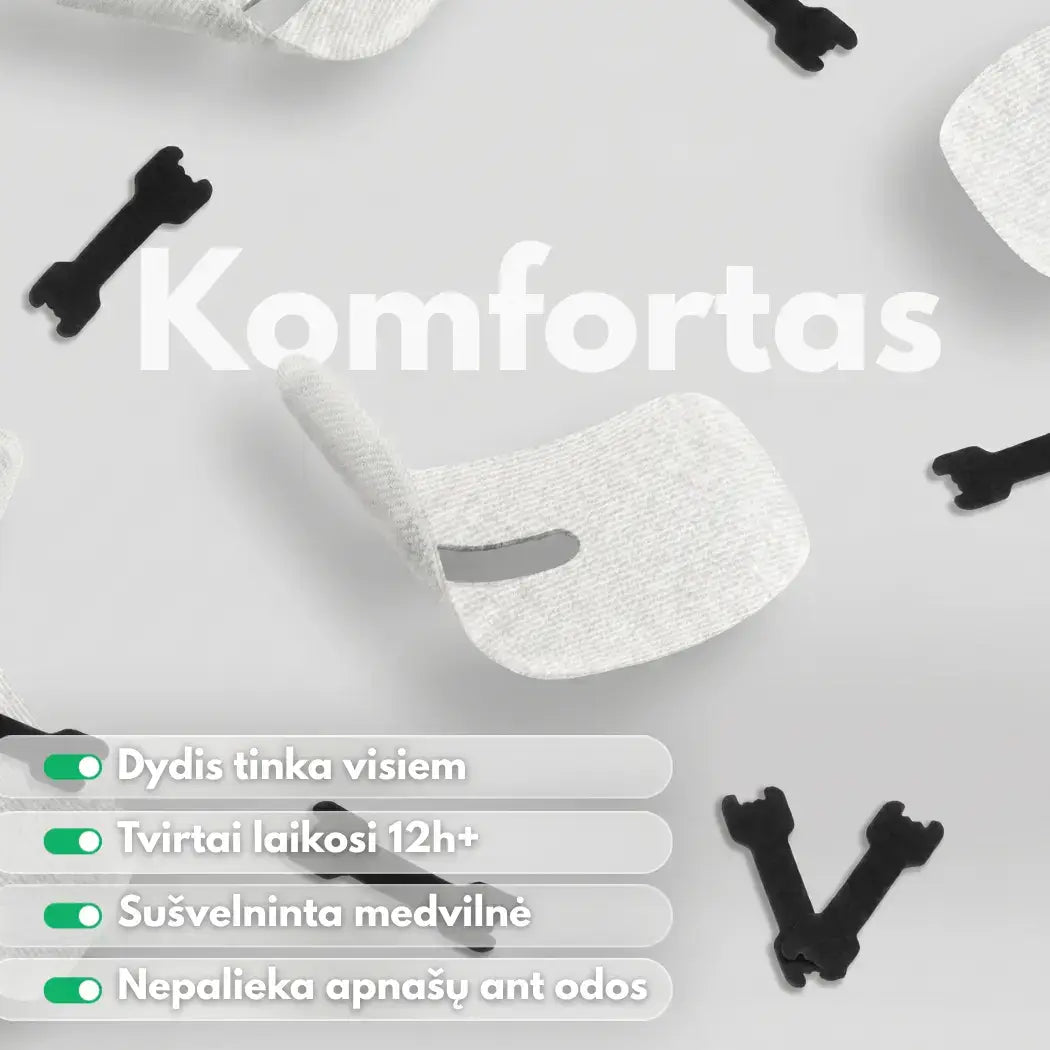Kvėpavimo rinkinys atsistatymui