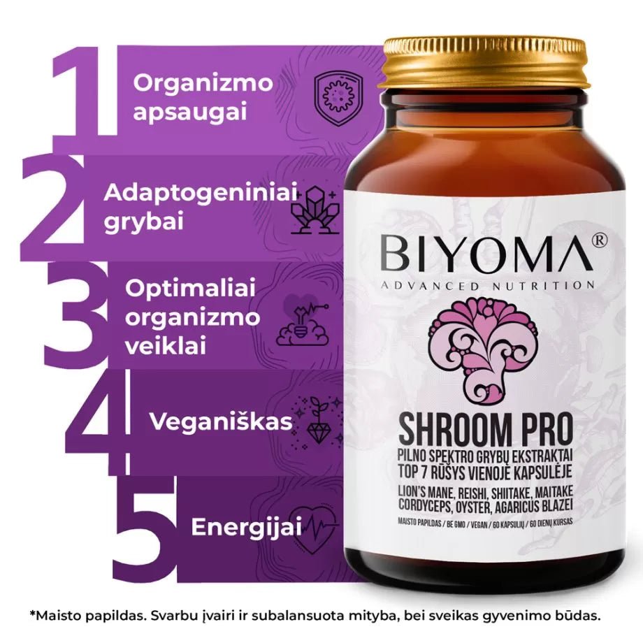 SHROOM PRO - Miegui ir sportui - STRIPZ