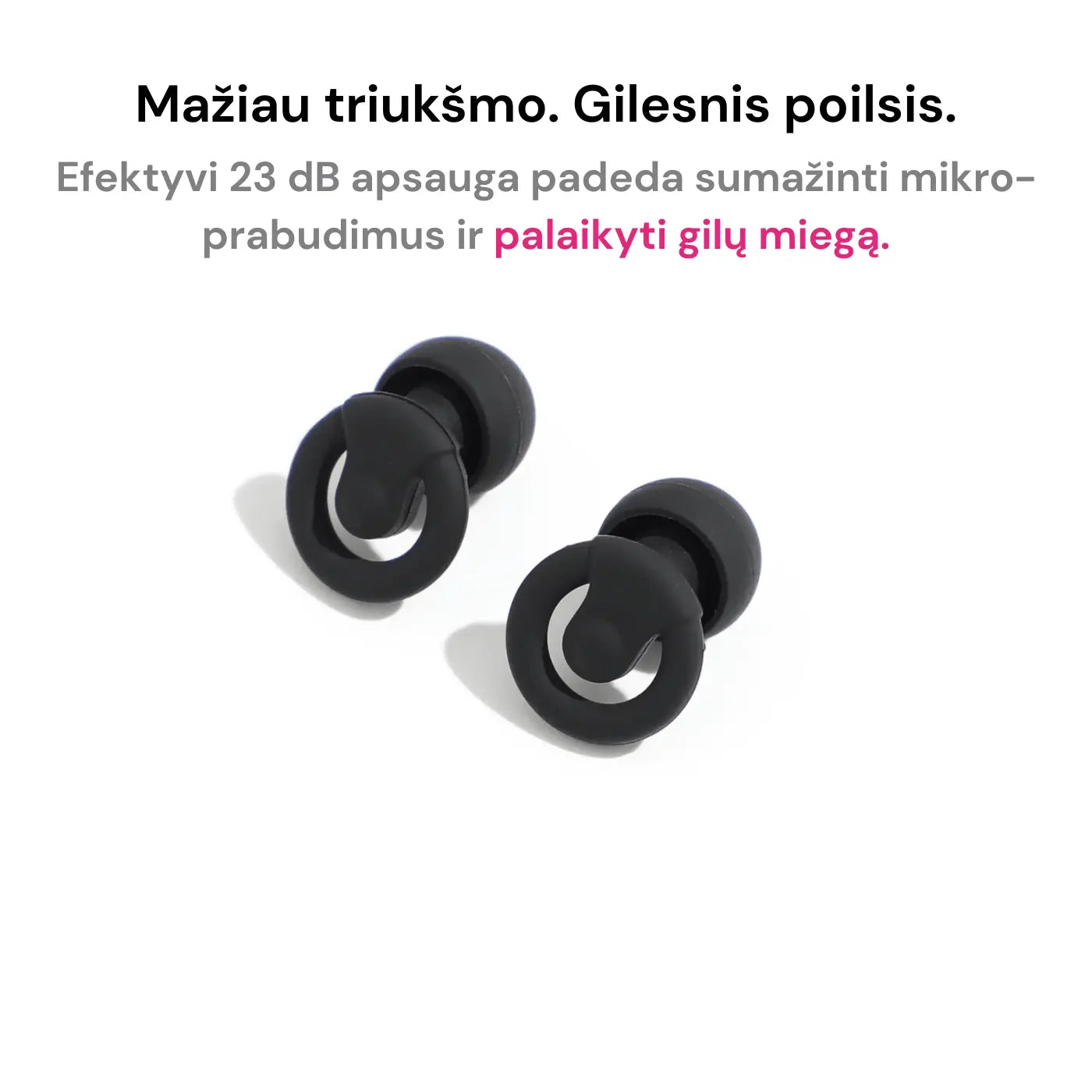 Stripz™ triukšmą slopinantys ausų kamštukai