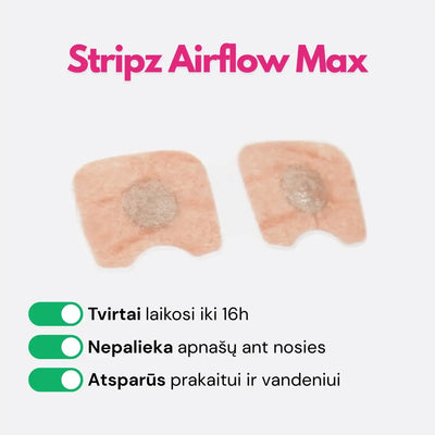 Stripz Magnetinės Nosies Juostelės