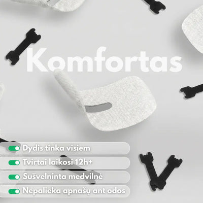 Kvėpavimo rinkinys atsistatymui