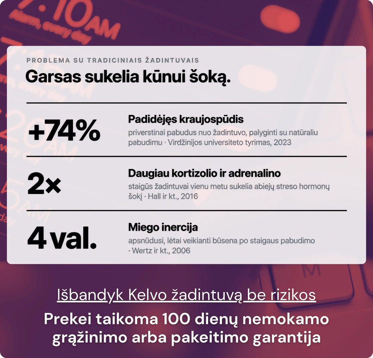 KELVO tylusis žadintuvas