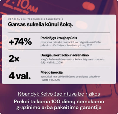 KELVO tylusis žadintuvas