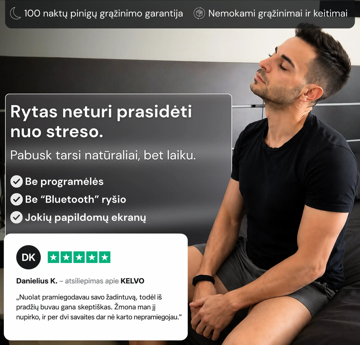 KELVO tylusis žadintuvas